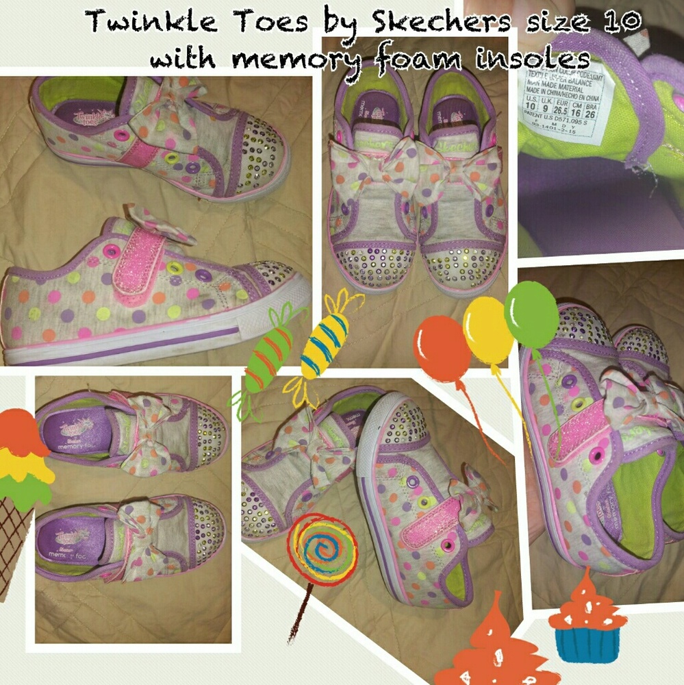 Twinkle Toes by Skechers size 10
